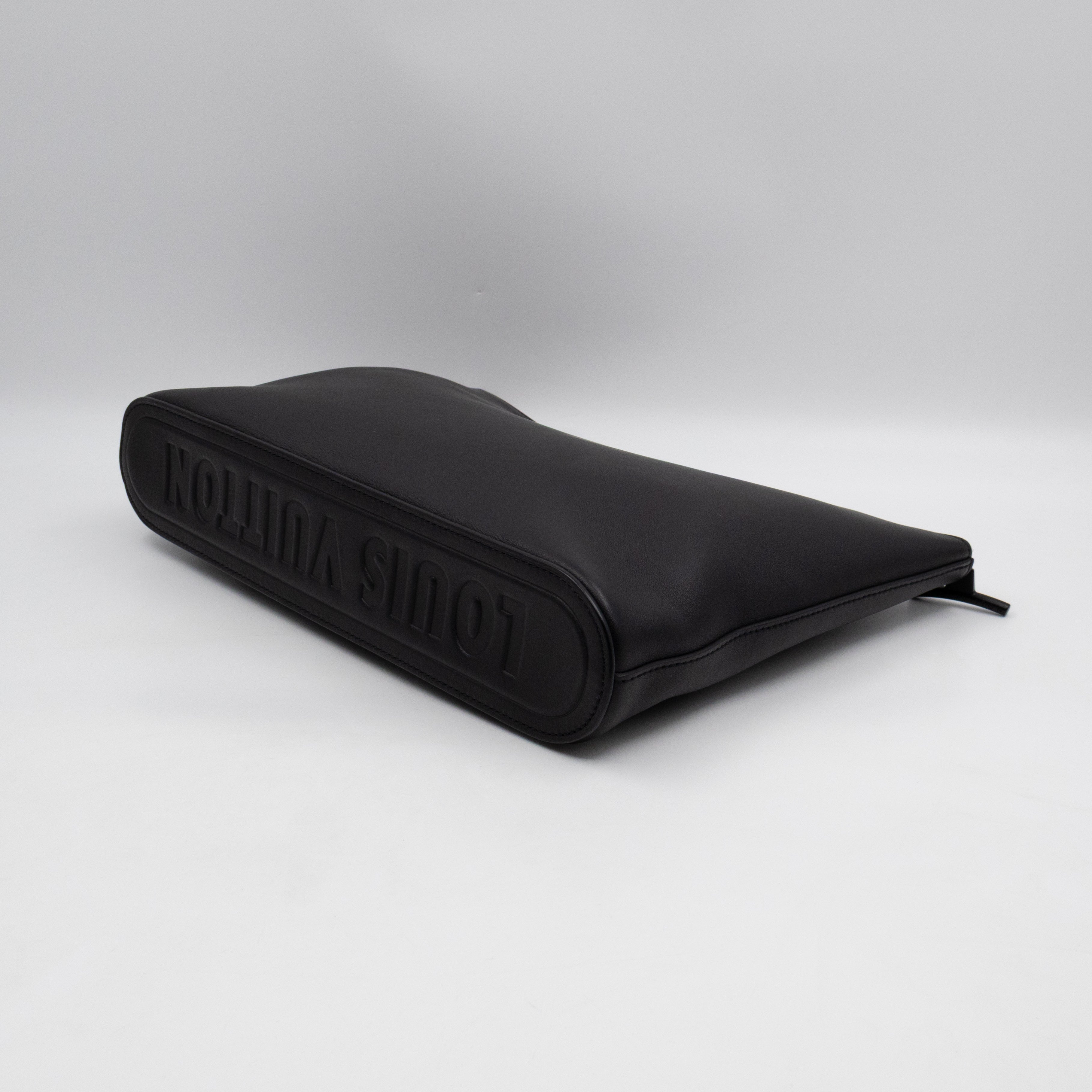 Pochette Cosmos Black Infinity Leather