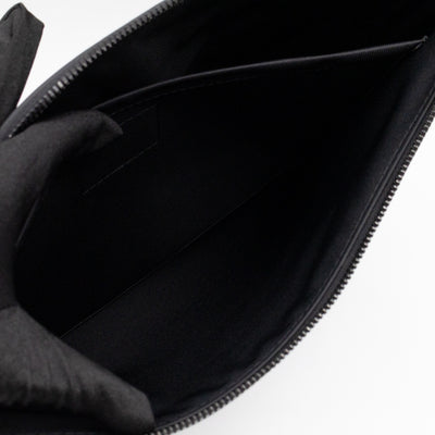 Pochette Cosmos Black Infinity Leather