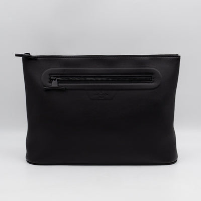 Pochette Cosmos Black Infinity Leather