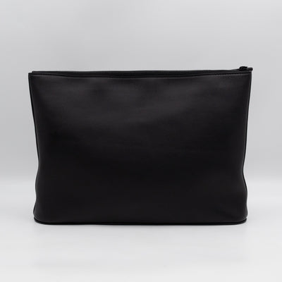 Pochette Cosmos Black Infinity Leather