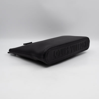 Pochette Cosmos Black Infinity Leather