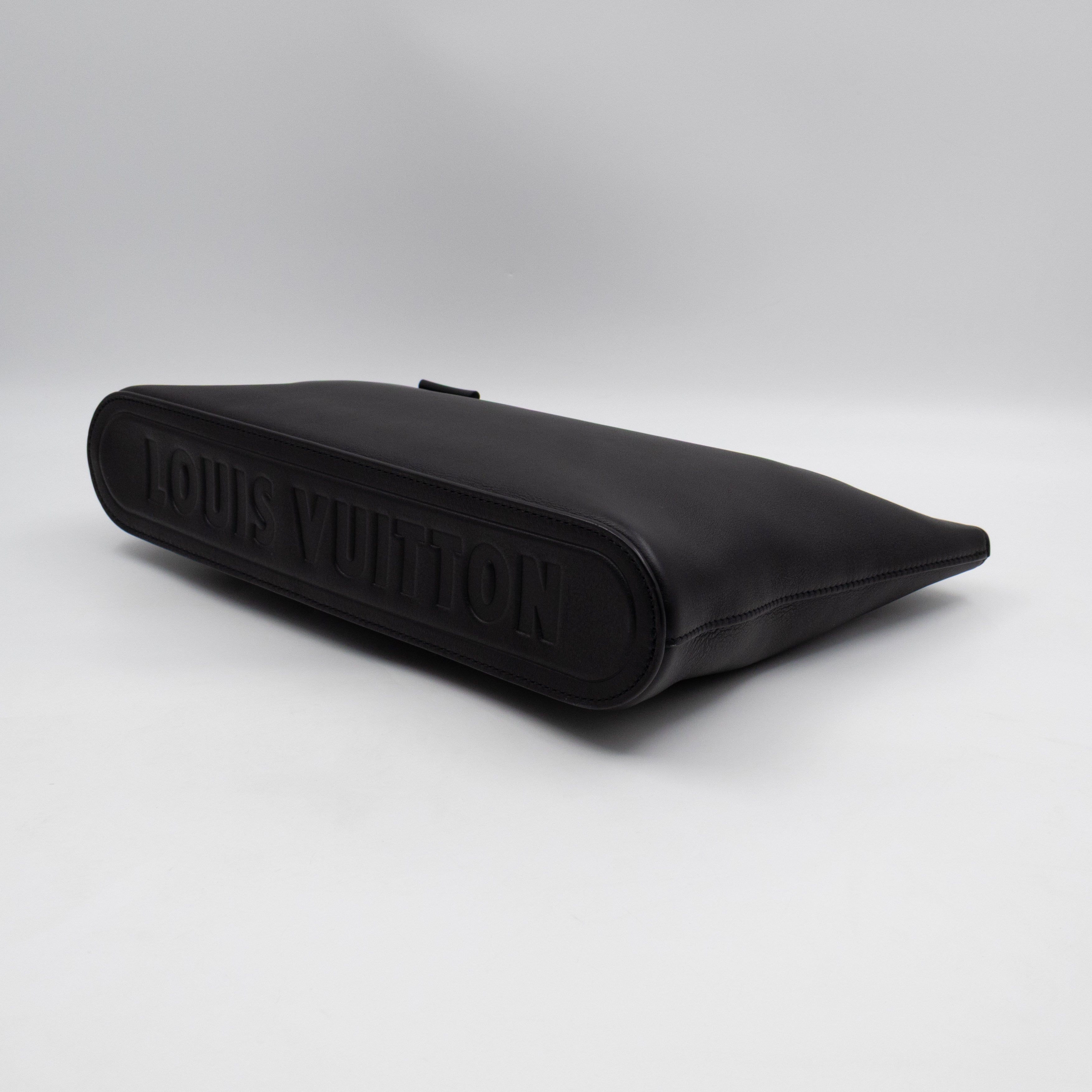 Pochette Cosmos Black Infinity Leather