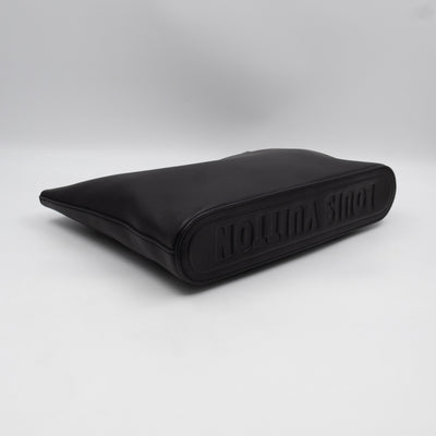 Pochette Cosmos Black Infinity Leather