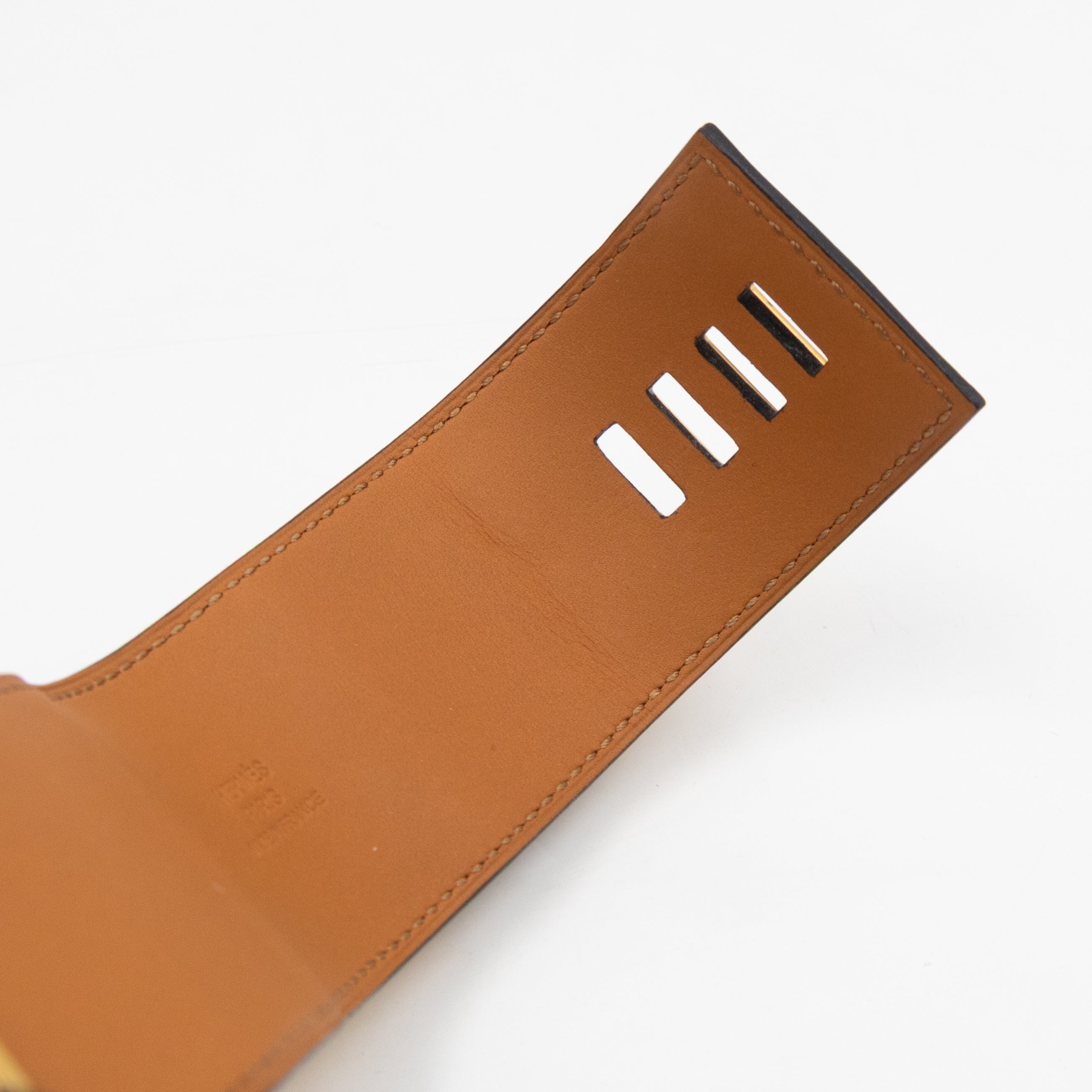 Collier de Chien Bracelet Gold & Black Leather