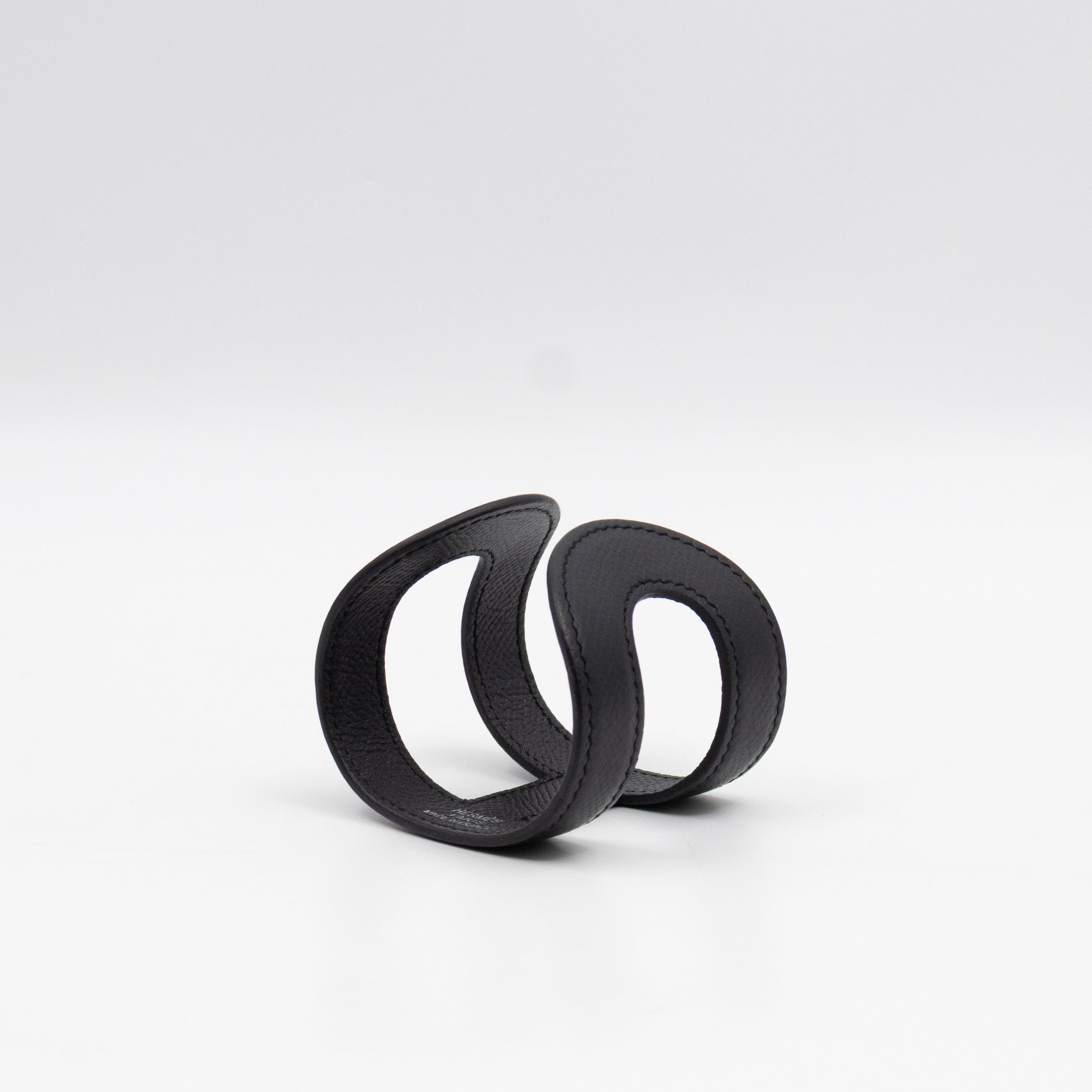 Ano Cuff Bracelet Black Leather