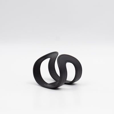 Ano Cuff Bracelet Black Leather