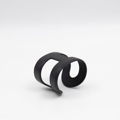 Ano Cuff Bracelet Black Leather