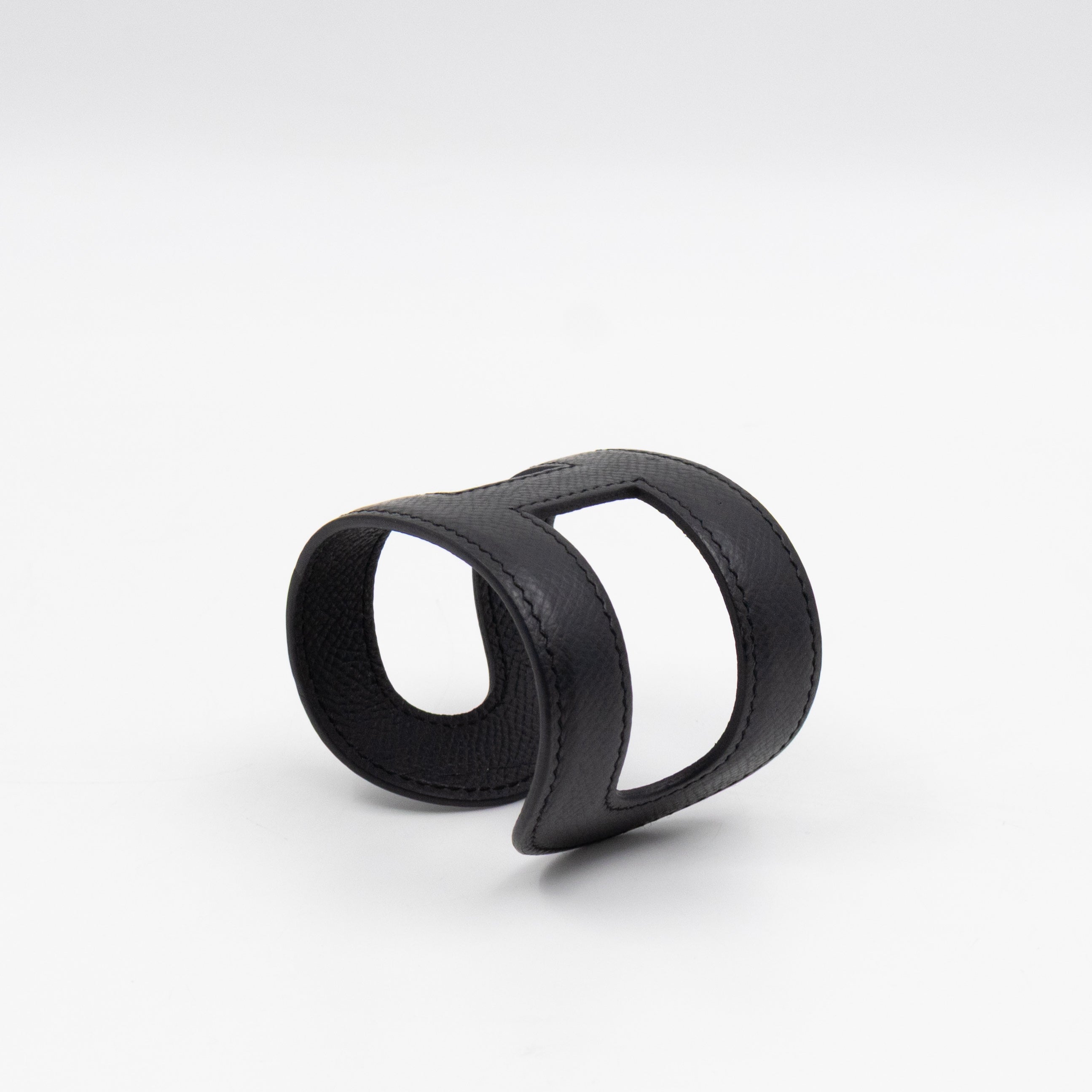 Ano Cuff Bracelet Black Leather