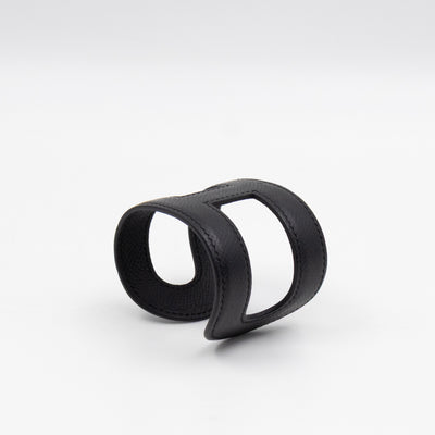 Ano Cuff Bracelet Black Leather