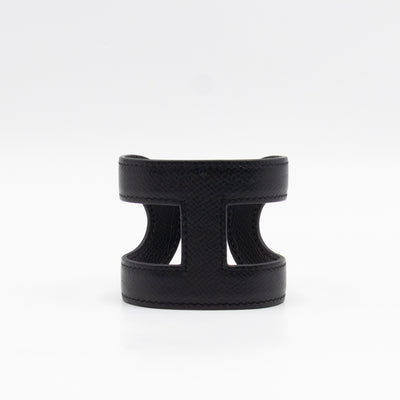 Ano Cuff Bracelet Black Leather