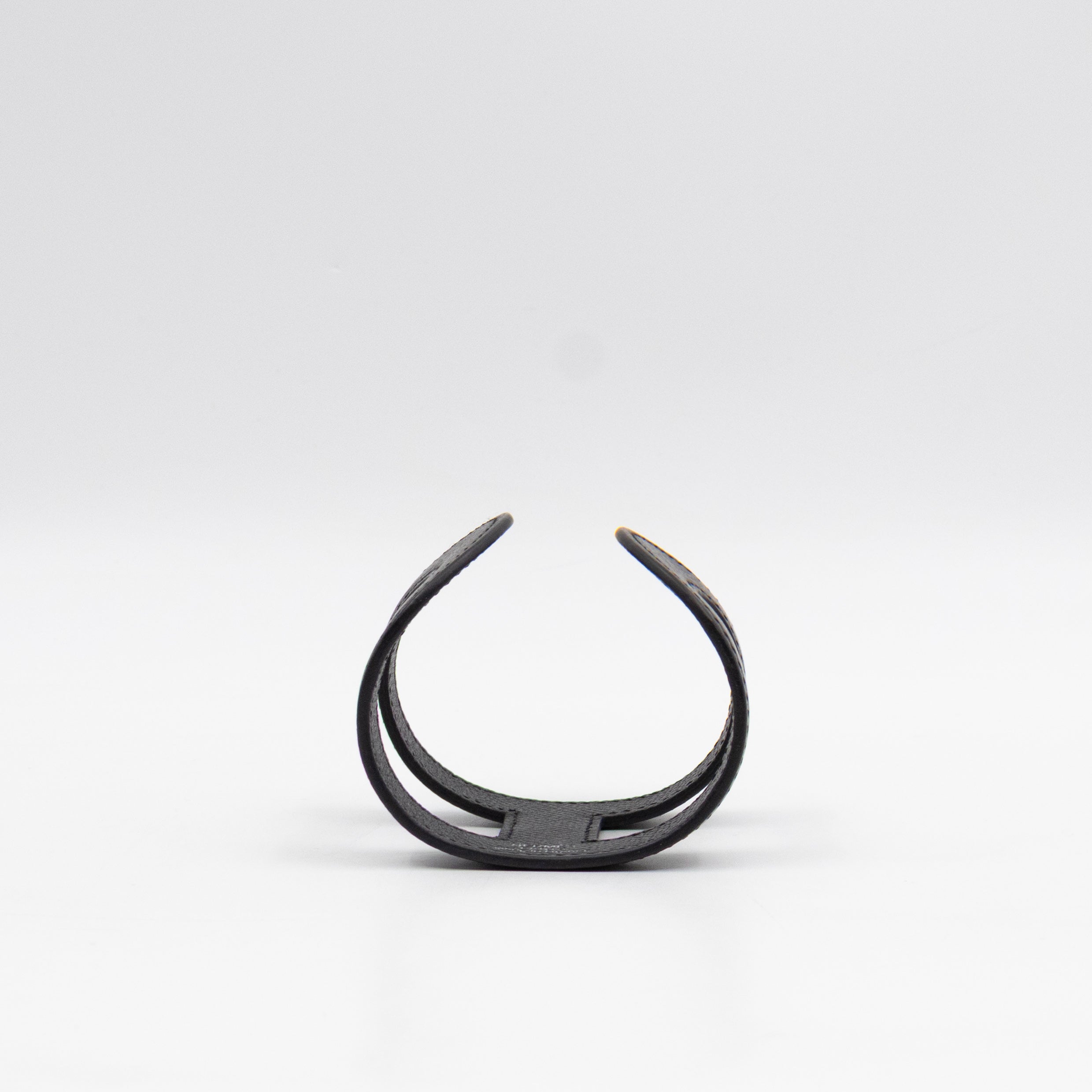 Ano Cuff Bracelet Black Leather