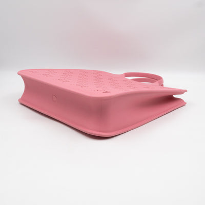 Beach Bag Perforated Rubber Pink