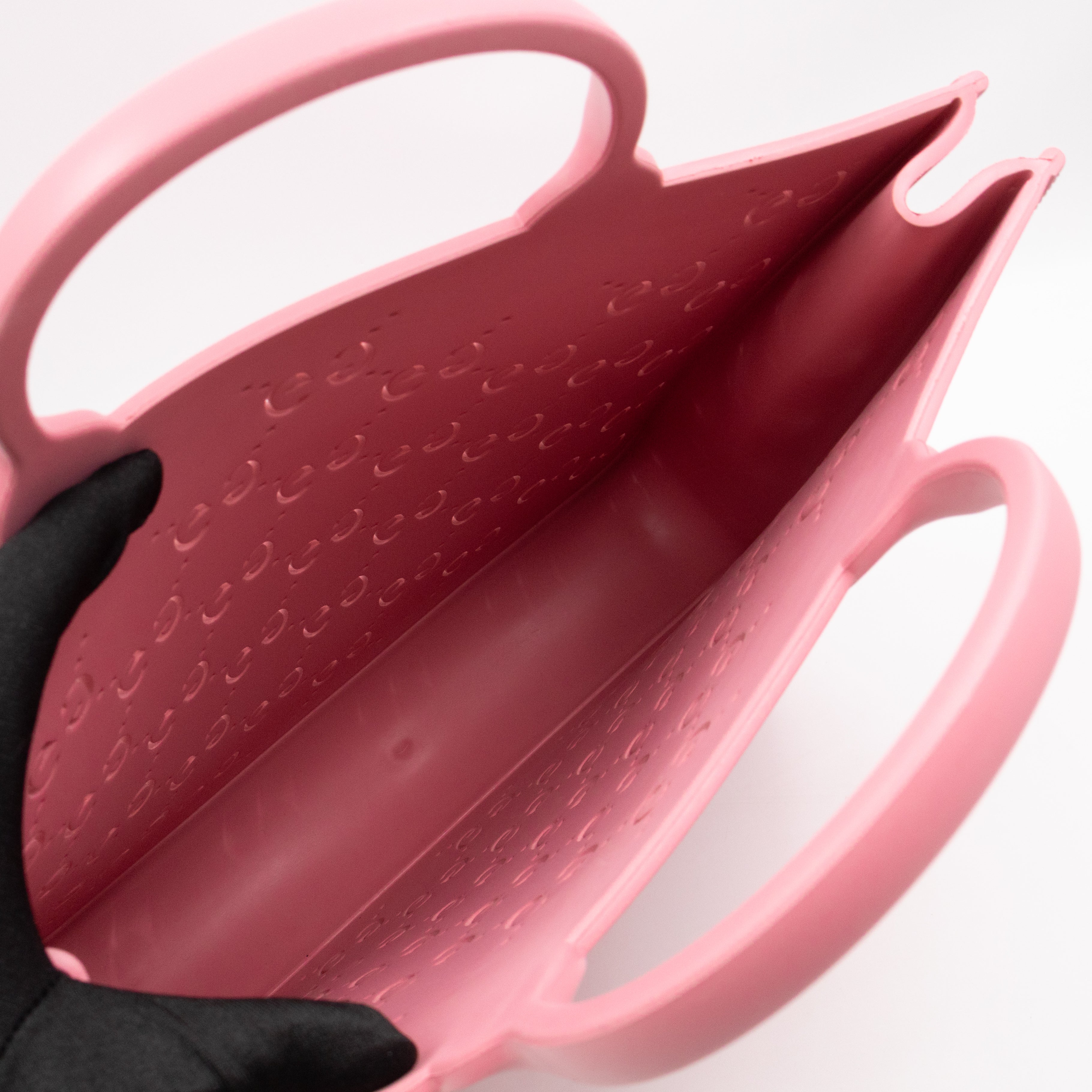 Beach Bag Perforated Rubber Pink