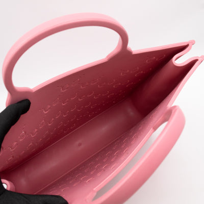 Beach Bag Perforated Rubber Pink