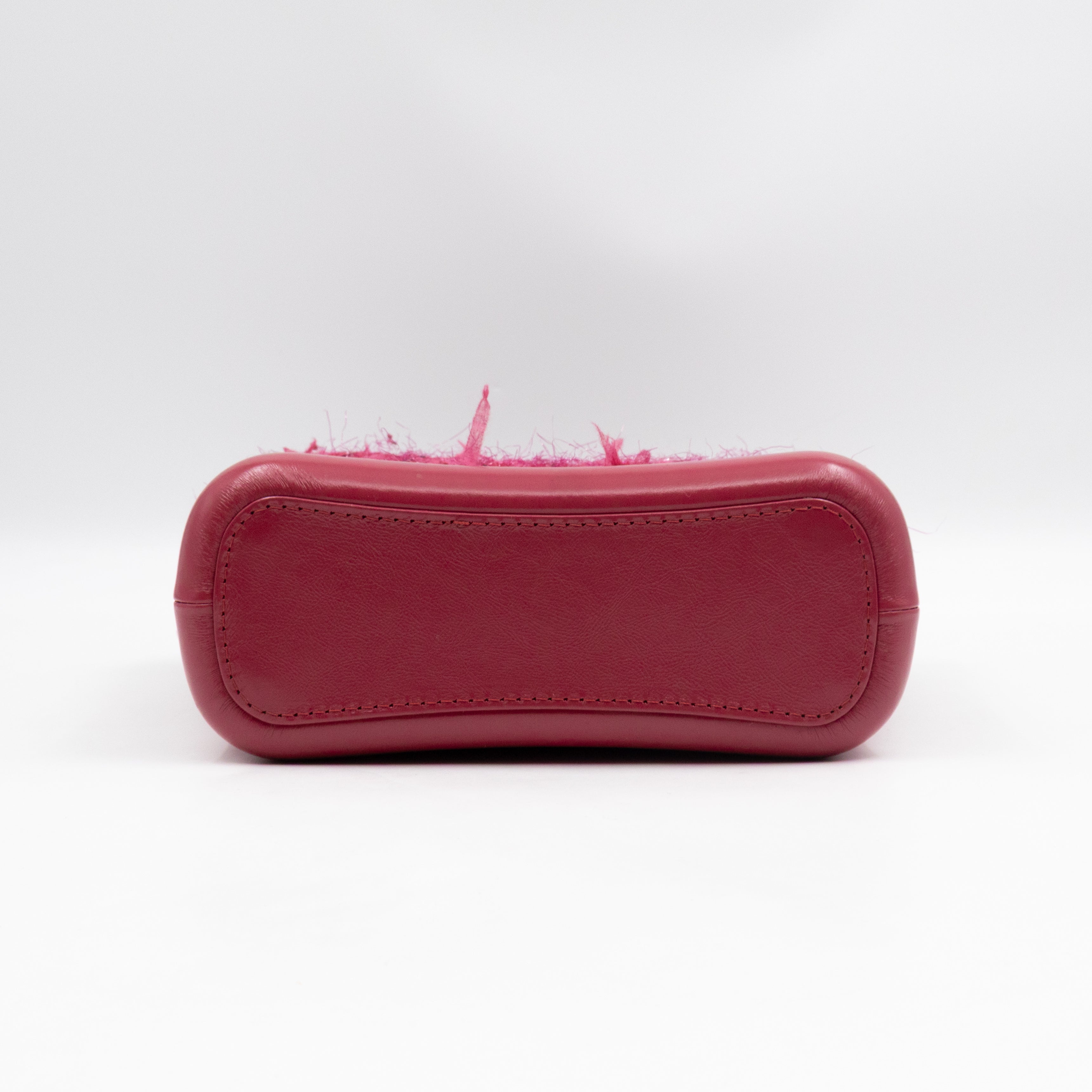 Gabrielle Hobo Small Pink Tweed & Leather