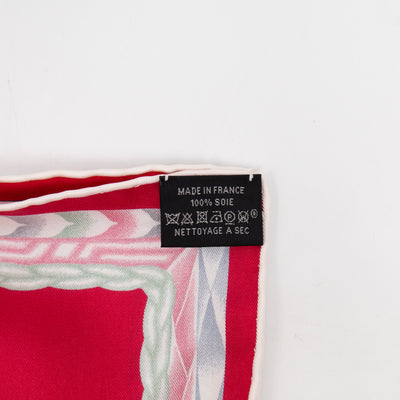 Silk Scarf 90 Robe du Soir Red