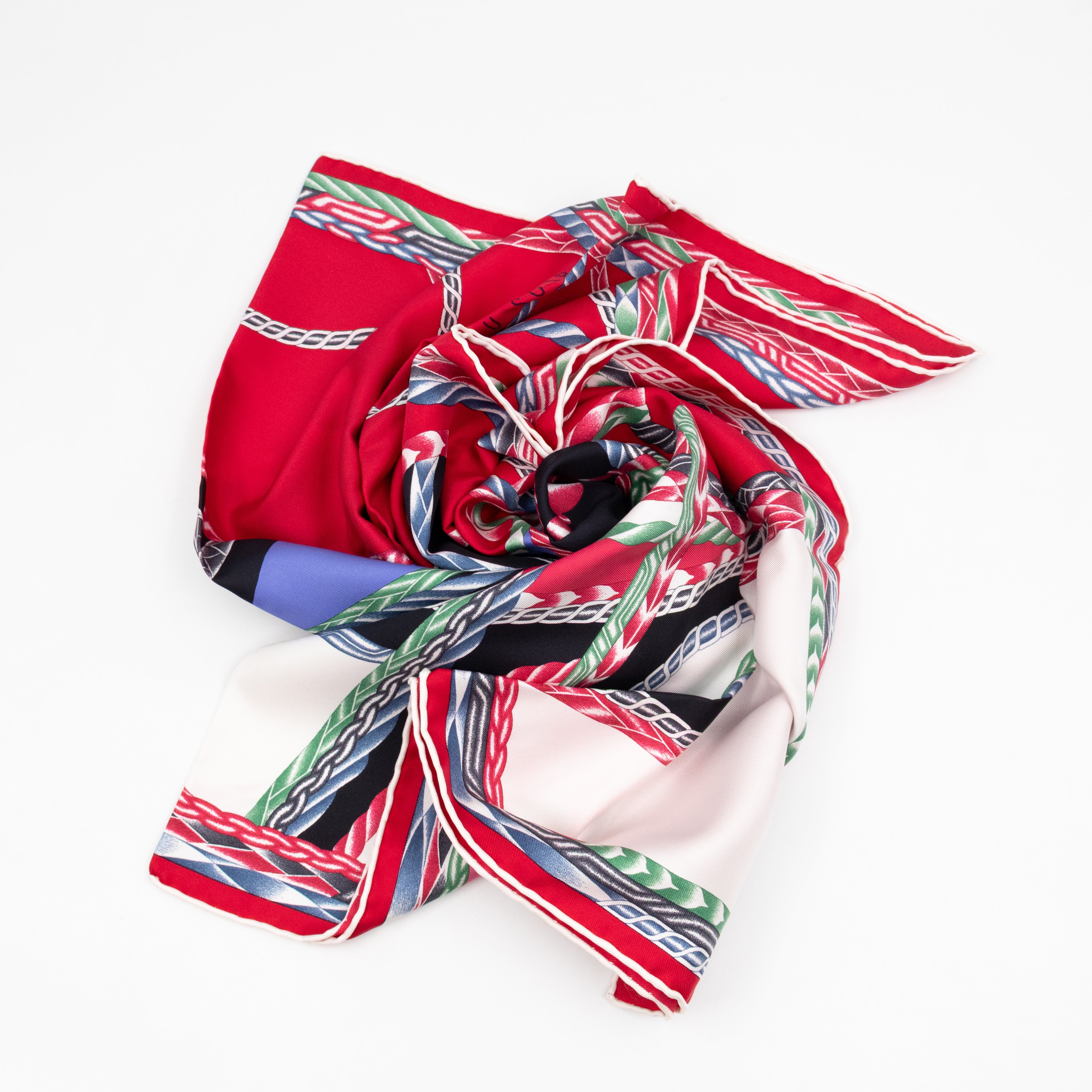 Silk Scarf 90 Robe du Soir Red