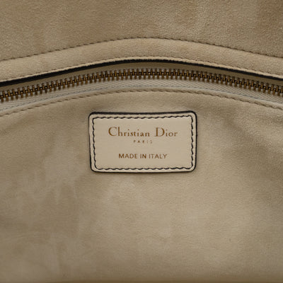 Lady Dior Medium Niki de Saint Phalle Off White Leather