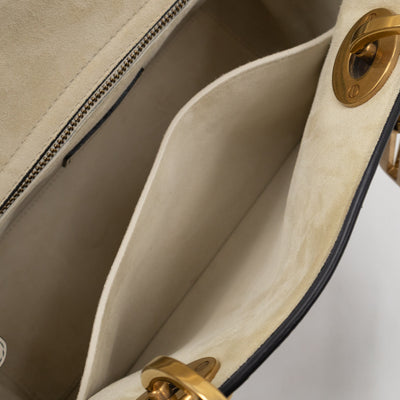 Lady Dior Medium Niki de Saint Phalle Off White Leather