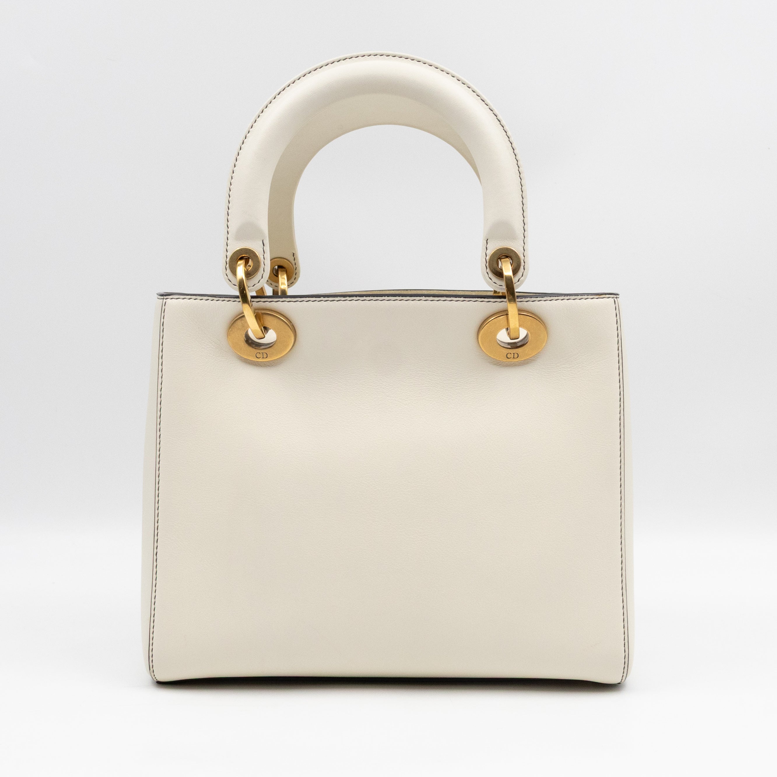 Lady Dior Medium Niki de Saint Phalle Off White Leather