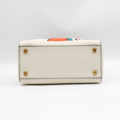 Lady Dior Medium Niki de Saint Phalle Off White Leather