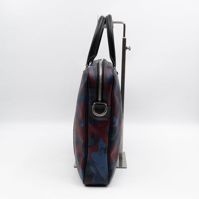 Porte Documents Voyage PM Briefcase Damier Cobalt Camouflage