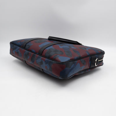 Porte Documents Voyage PM Briefcase Damier Cobalt Camouflage
