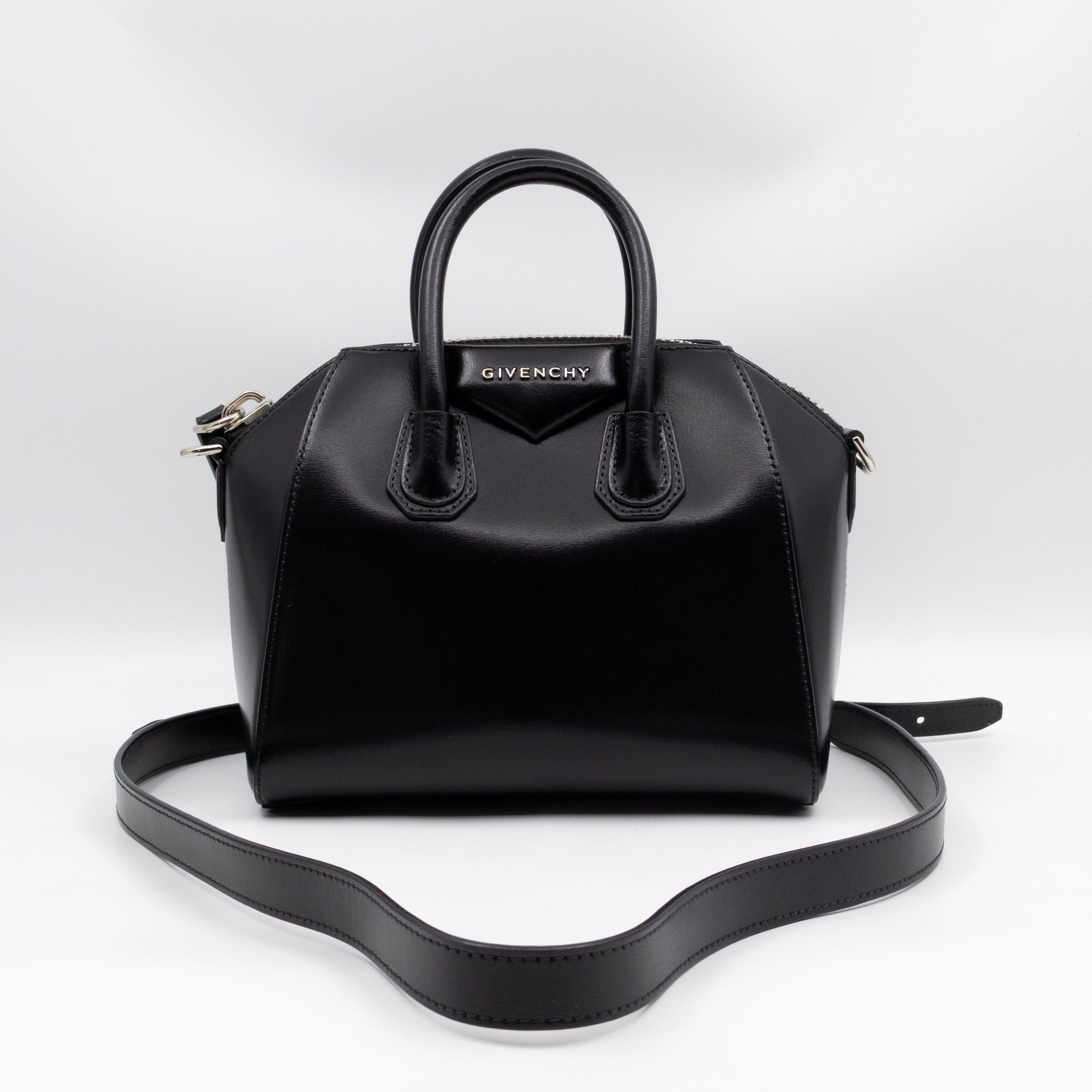 Antigona Mini Black Leather