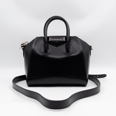 Antigona Mini Black Leather