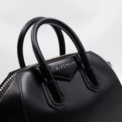 Antigona Mini Black Leather