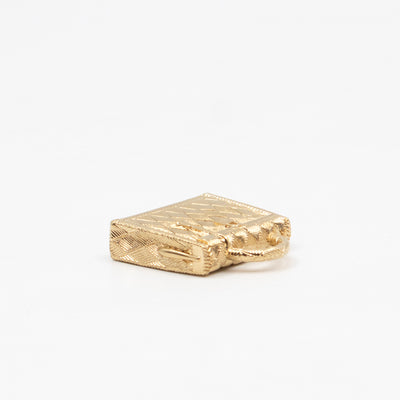 Curiosite Kelly Bag Charm Pendant Permabrass Plated Gold