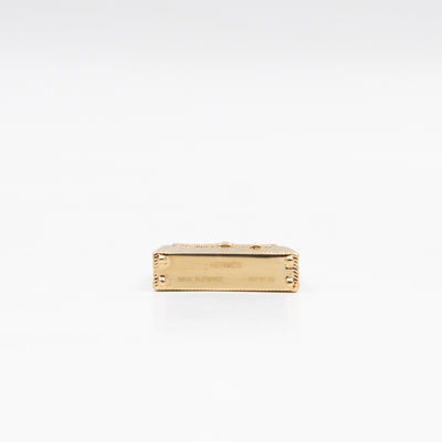 Curiosite Kelly Bag Charm Pendant Permabrass Plated Gold