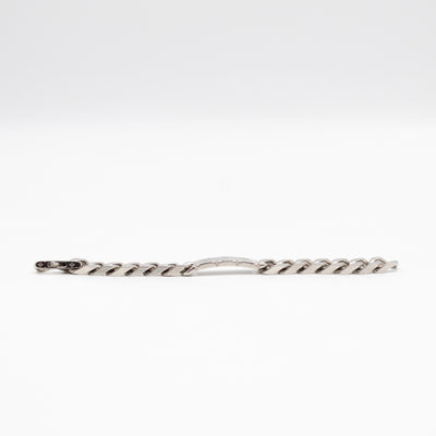 Monogram Chain Bracelet M Silver