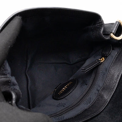 Mini Alexa Black Goatskin Leather