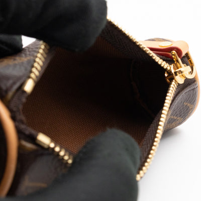 Micro Papillon Bag Charm Monogram