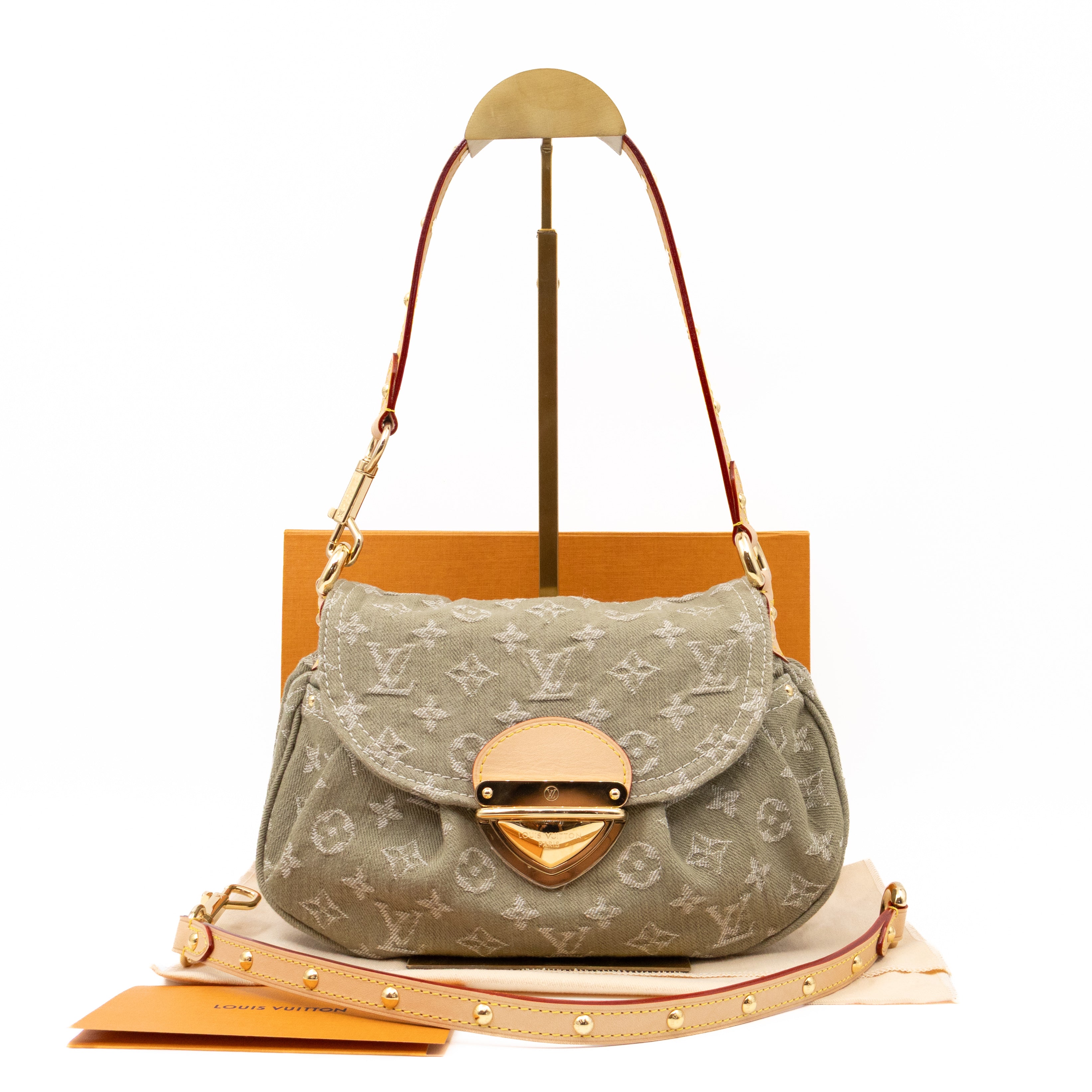 Sunset Khaki Denim Monogram