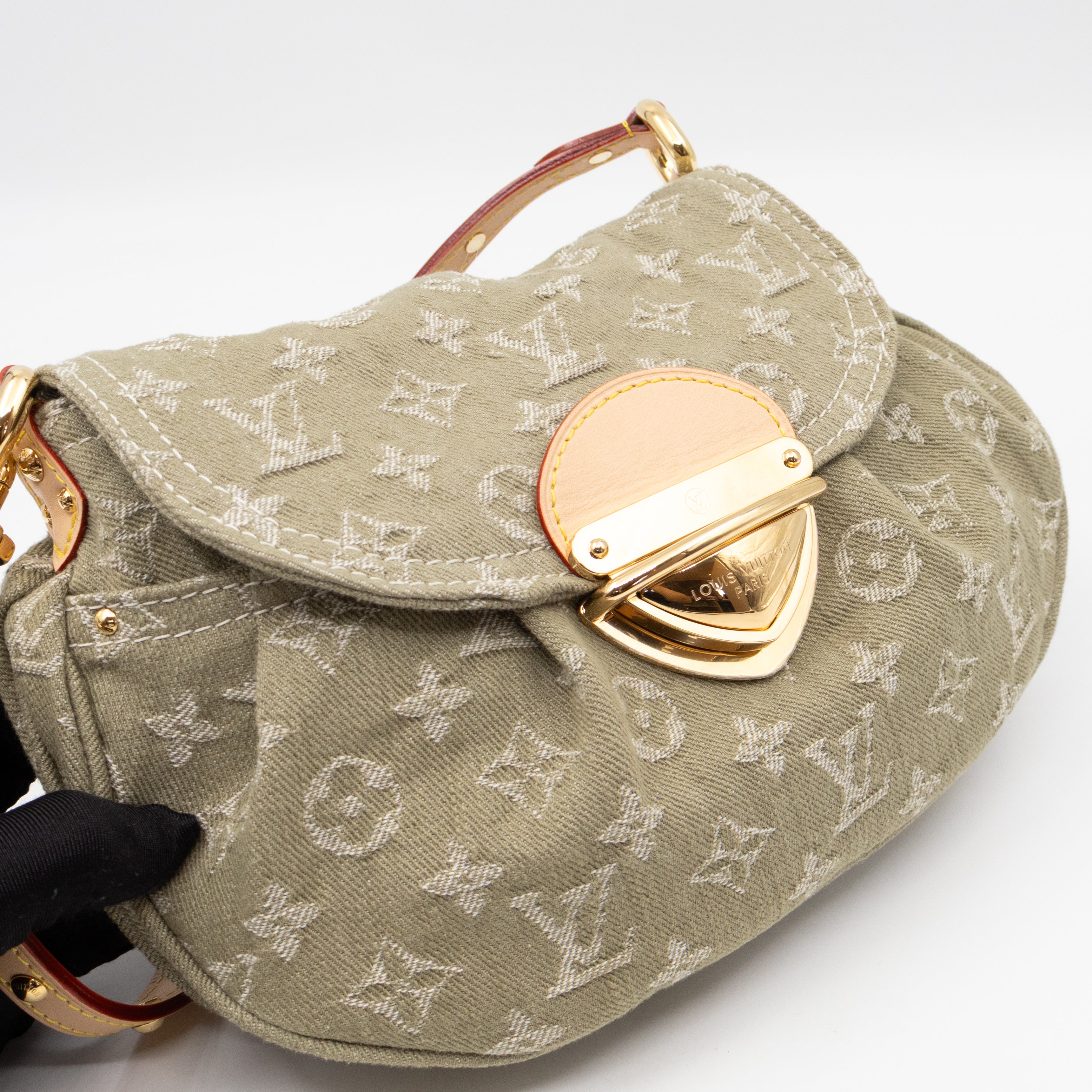 Sunset Khaki Denim Monogram