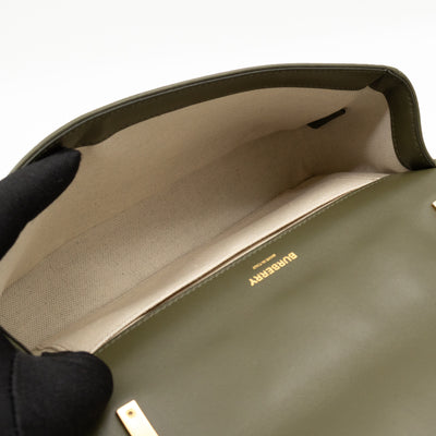 Small Lola Crossbody Bag Green Quilted Leather