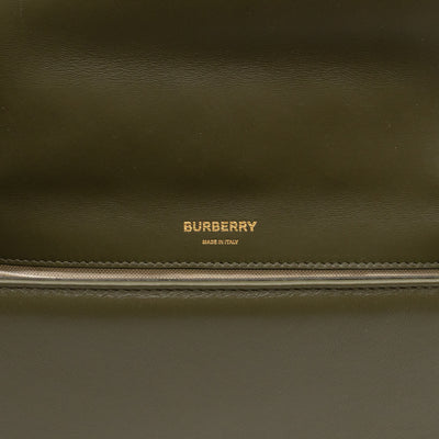 Small Lola Crossbody Bag Green Quilted Leather