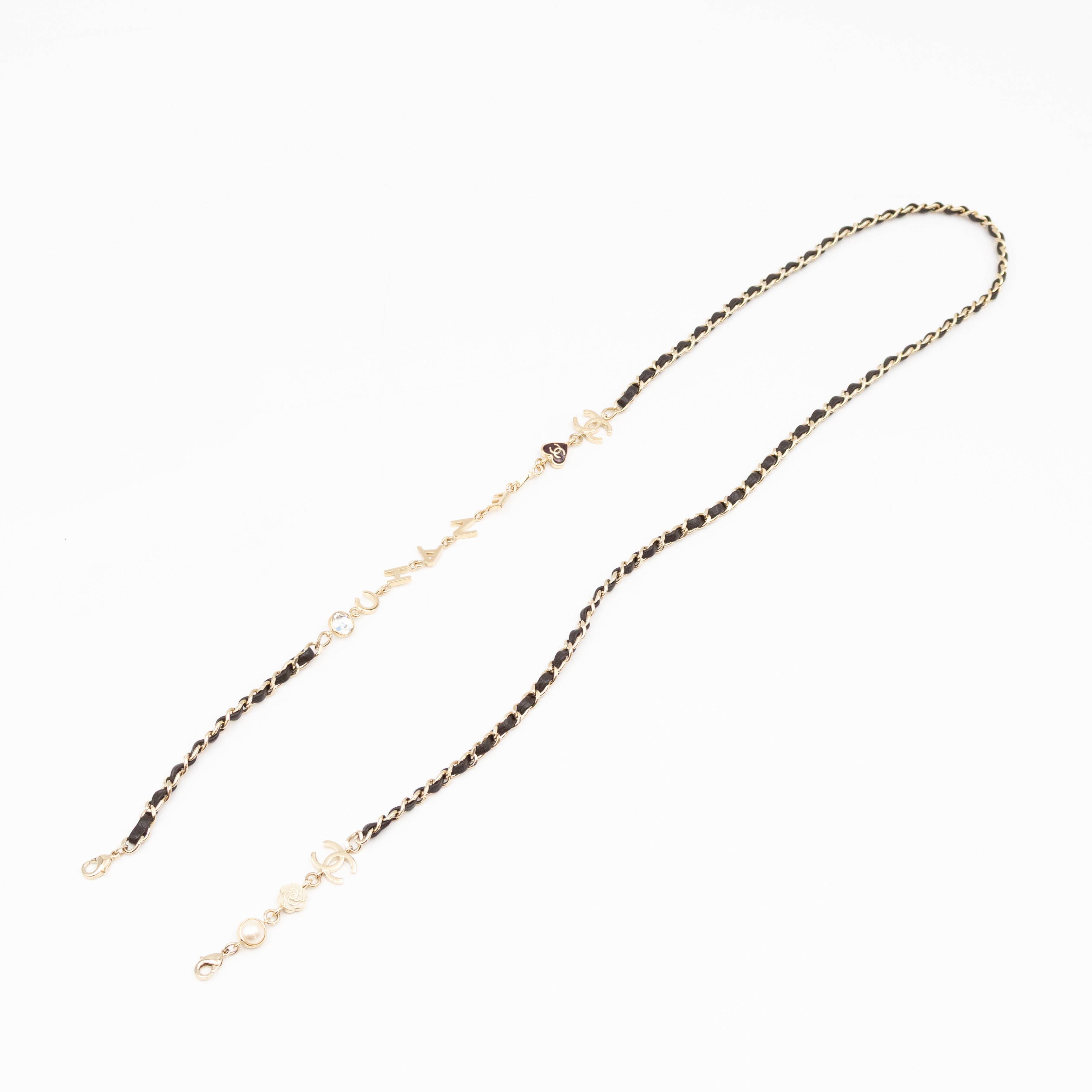 Square Sunglasses With Chanel Chain