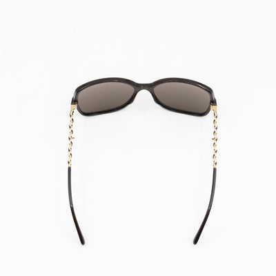 Square Sunglasses With Chanel Chain