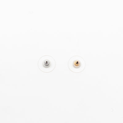 CC Crystal Earrings Black & Ruthenium