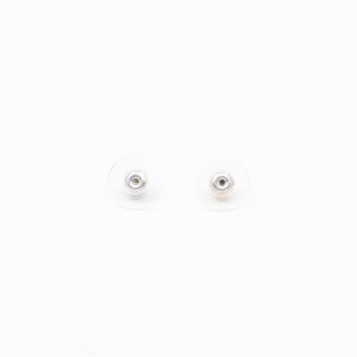 CC Crystal Earrings Black & Ruthenium