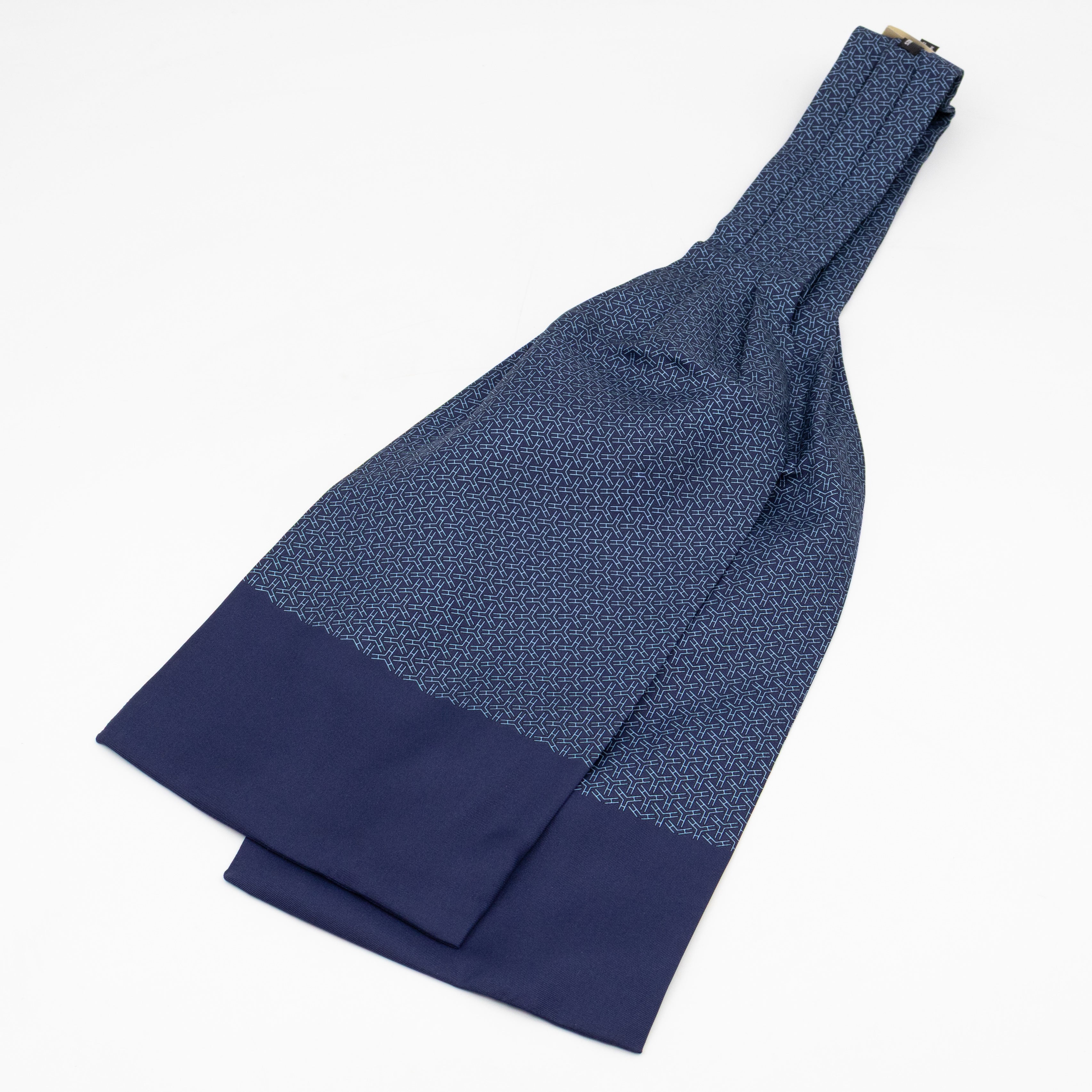 Ascot Silk Scarf Navy
