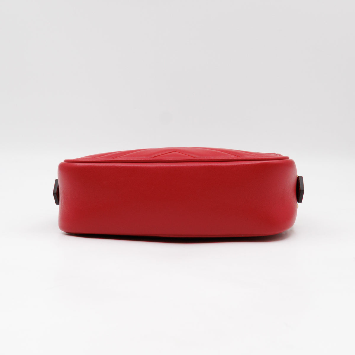 GG Marmont Matelassé Mini Red Leather