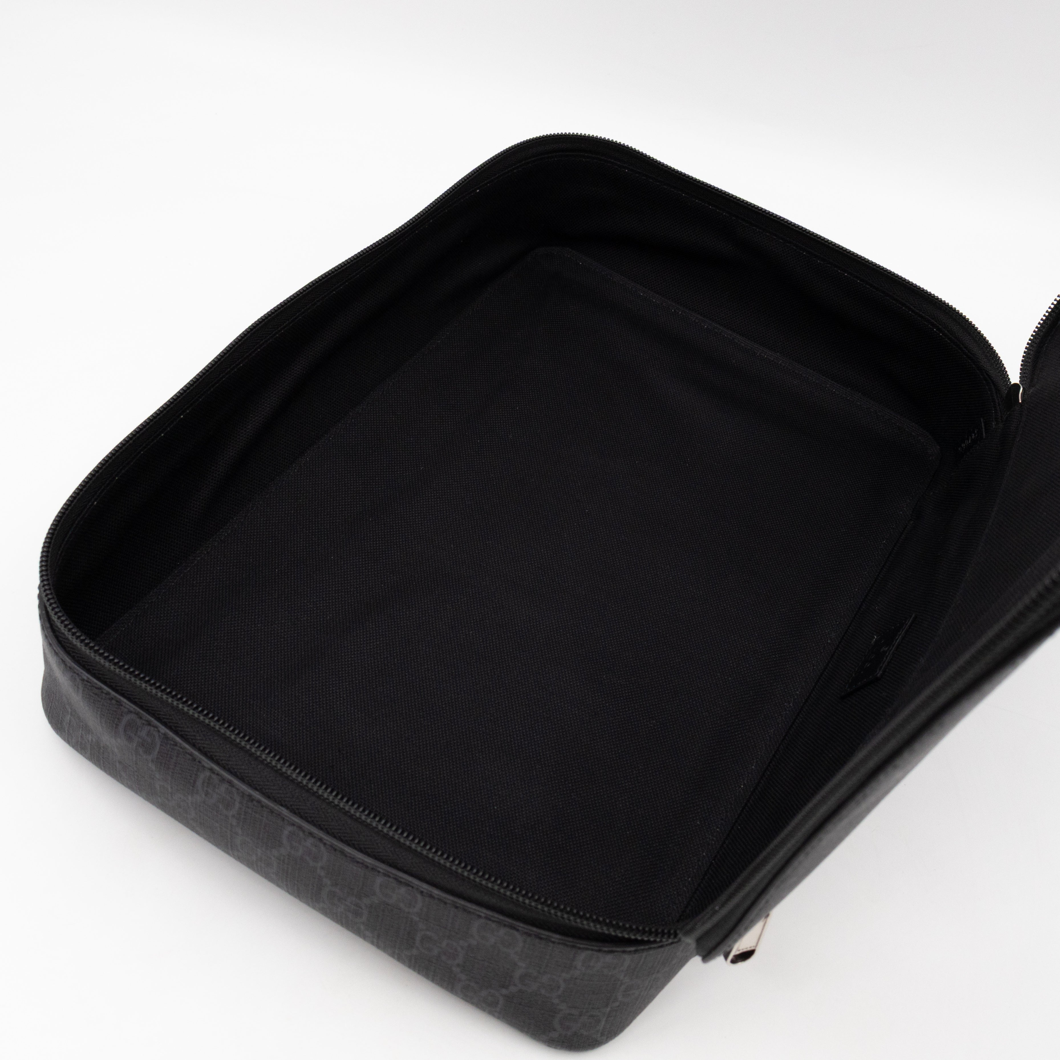 Large Packing Cube Black GG Supreme