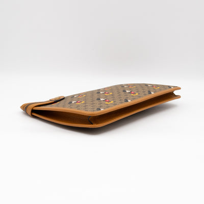 Gucci x Disney Clutch Brown GG Supreme Mickey Mouse