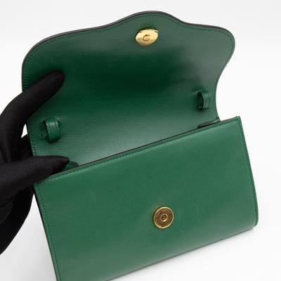 Horsebit 1955 Mini Crossbody Bag Green Leather