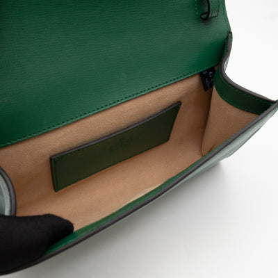 Horsebit 1955 Mini Crossbody Bag Green Leather