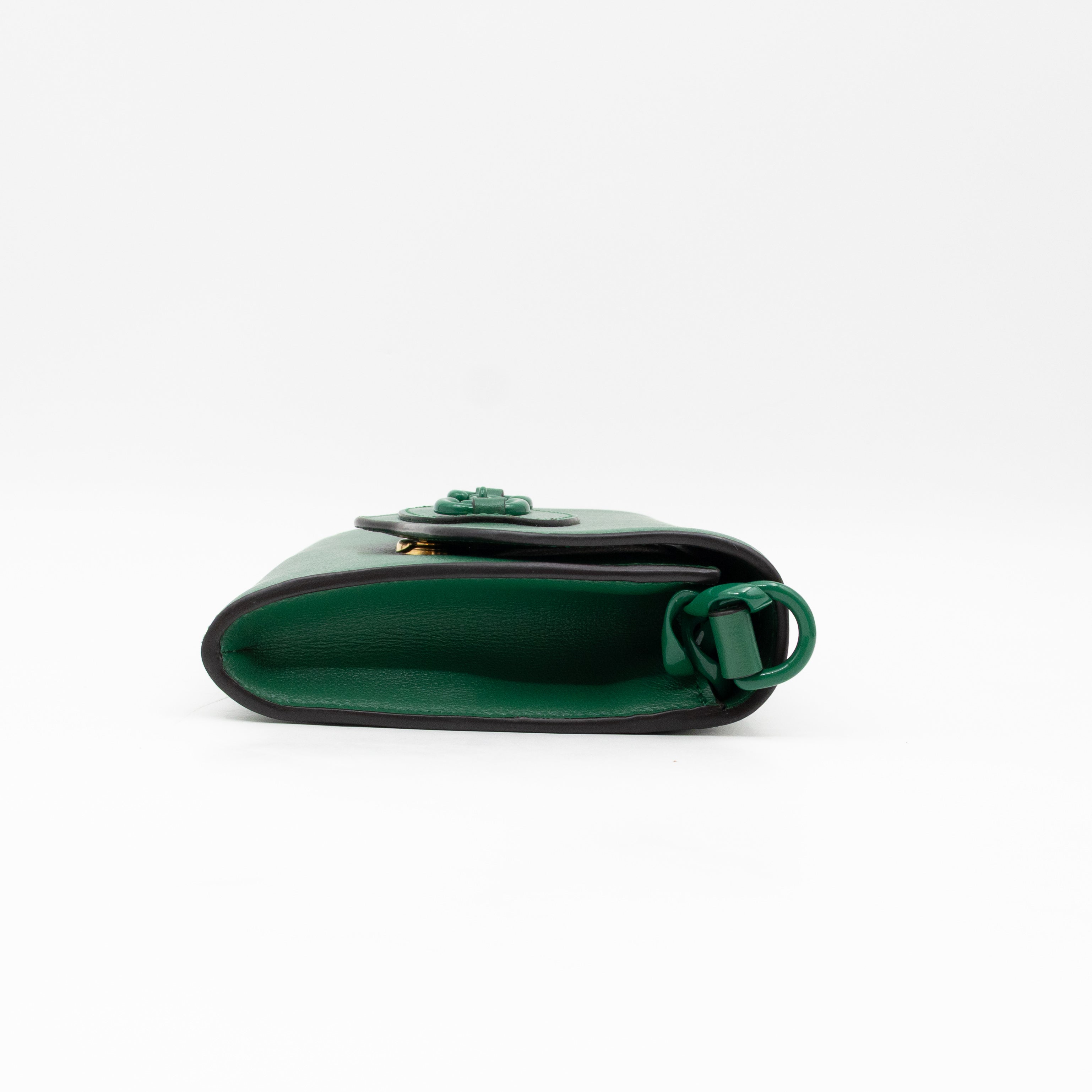 Horsebit 1955 Mini Crossbody Bag Green Leather